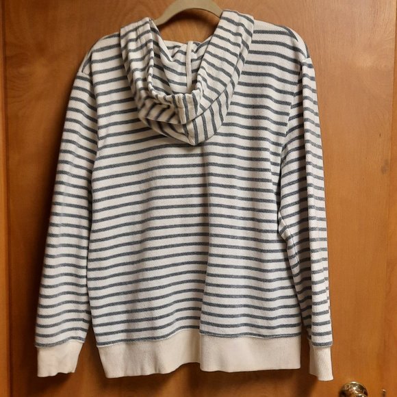 Old Navy Striped Cotton Hoodie, Size XXL - Picture 4 of 5